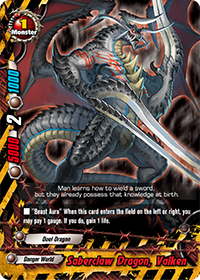 Saberclaw Dragon, Valken