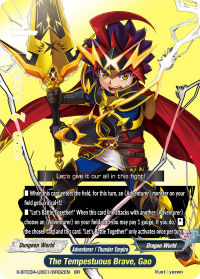 The Tempestuous Brave, Gao