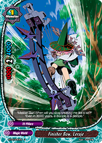 Finisher Bow, Leraje