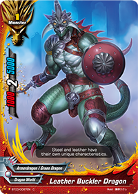 Leather Buckler Dragon
