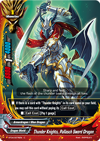 Thunder Knights, Pallasch Sword Dragon