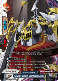Purgatory Demonic Swordsman's Armor