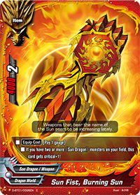 Sun Fist, Burning Sun