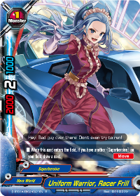 Uniform Warrior, Racer Frill