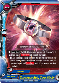 Transform Belt, Card Winder