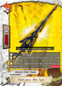 Flash Lance, Blitz Tiger