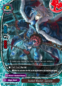 Sealed Master, Zustein