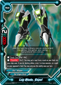 Leg Blade, Expel
