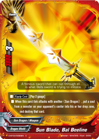 Sun Blade, Bal Beeline