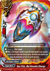 Sun Fist, Bal Knuckle Charge