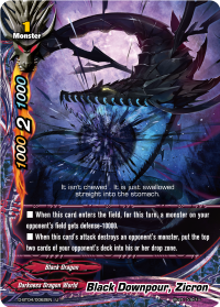 Black Downpour, Zicron