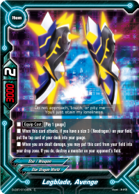 Legblade, Avenge
