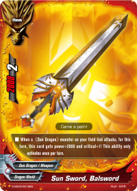 Sun Sword, Balsword