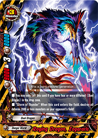 Raging Dragon, Zagararis