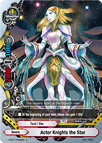 Actor Knights the Star