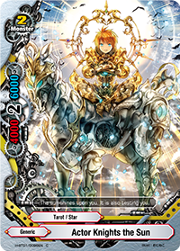 Actor Knights the Sun