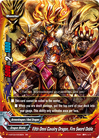 Fifth Omni Cavalry Dragon, Fire Sword Doble
