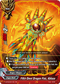 Fifth Omni Dragon Fist, Ablaze