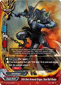 Fifth Omni Armored Dragon, Steel Ball Rindou