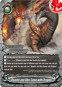 Disaster and Bliss Comes with Dragons