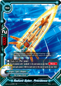 Radiant Saber, Providence