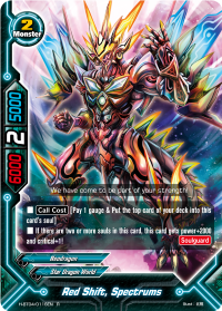Red Shift, Spectrums