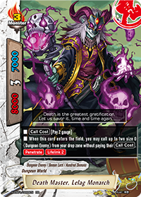 Death Master, Lelag Monarch