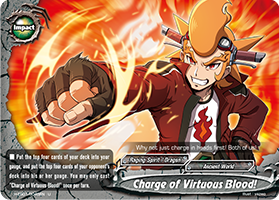 Charge of Virtuous Blood!