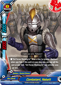 Combatant, Nebatt