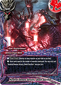 Hundred Demons Sorcery, Death Sacrifice
