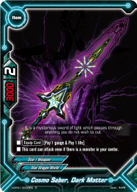 Cosmo Saber, Dark Matter