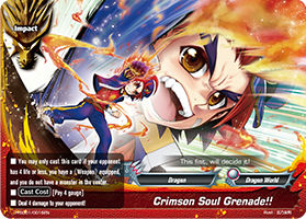Crimson Soul Grenade!!