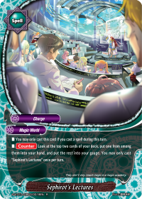 Sephirot's Lectures