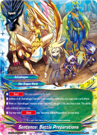 Sentence: Battle Preparations