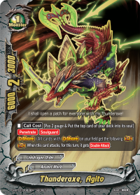 Thunderaxe, Agito