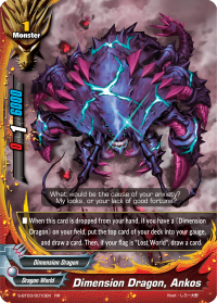 Dimension Dragon, Ankos