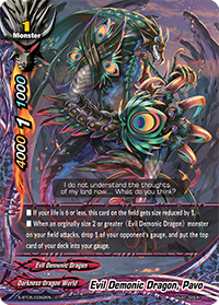Evil Demonic Dragon, Pavo