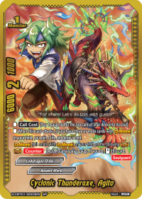 Cyclonic Thunderaxe, Agito