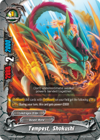 Tempest, Shokushi