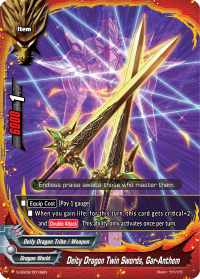Deity Dragon Twin Swords, Gar-Anthem