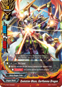 Evolution Blaze, Garflamme Dragon