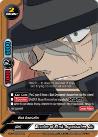 Member of Black Organization, Gin