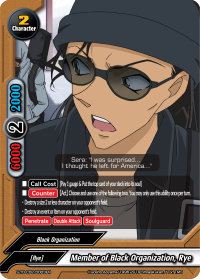 Member of Black Organization, Rye