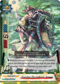 Guardian Electrobeast, Komaji