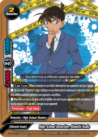 High School Detective, Shinichi Kudo