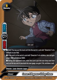 Conan Edogawa Giving Chase