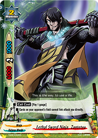 Lethal Sword Ninja, Zantetsu