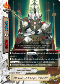 Omni Lords' Loyal Knight, El Quixote