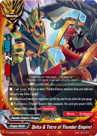 Delta & Tetra of Thunder Empire!