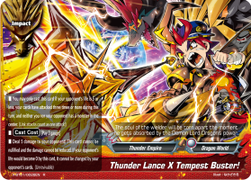 Thunder Lance X Tempest Buster!